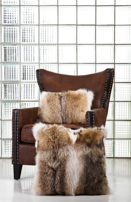 Coyote Fur Pillows