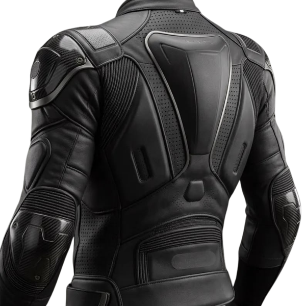 Black Tactical Armored Motorcycle Jacket for Men