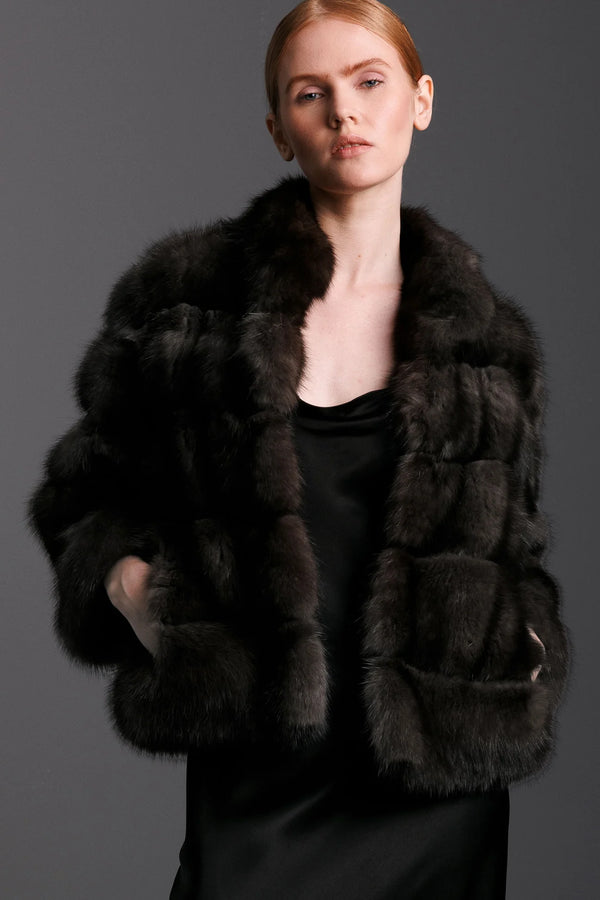 Anika Russian Sable Fur Jacket