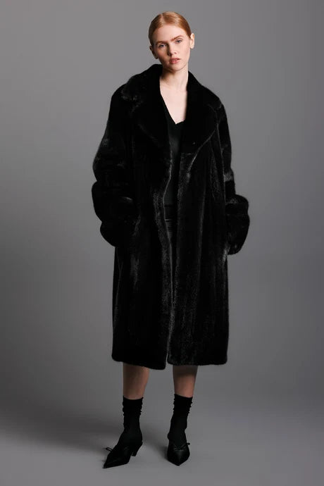 Blake Mink Fur Trench Coat