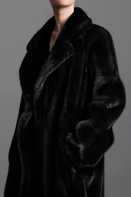 Blake Mink Fur Trench Coat