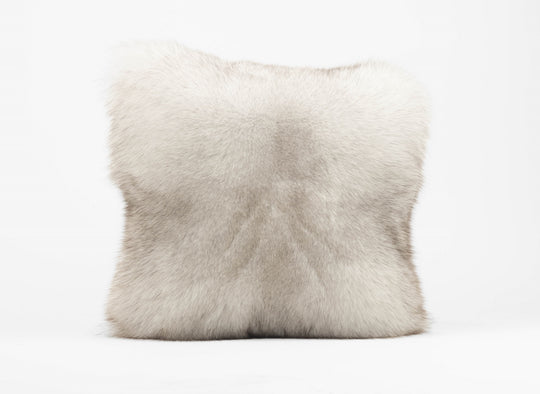 Blue Fox Fur Pillows