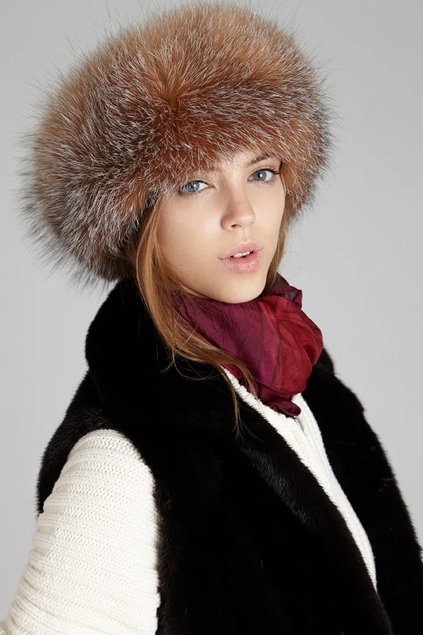 Crystal Fox Fur Headband