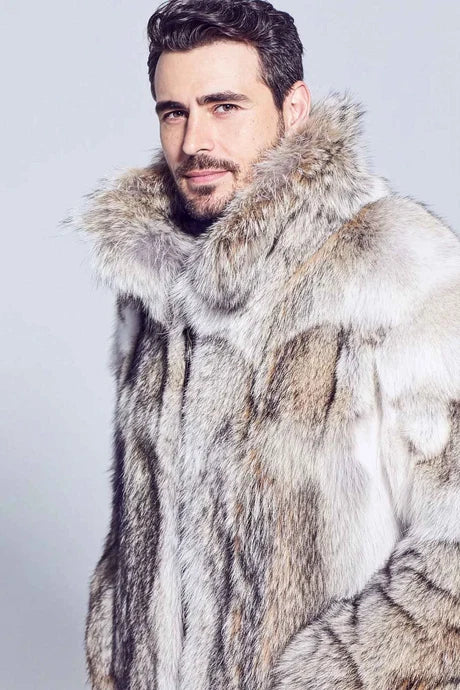 Men's Derek Coyote Fur Jacket