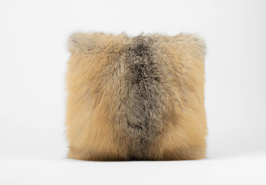Golden Island Fox Fur Pillows