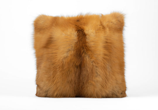 Red Fox Fur Pillows