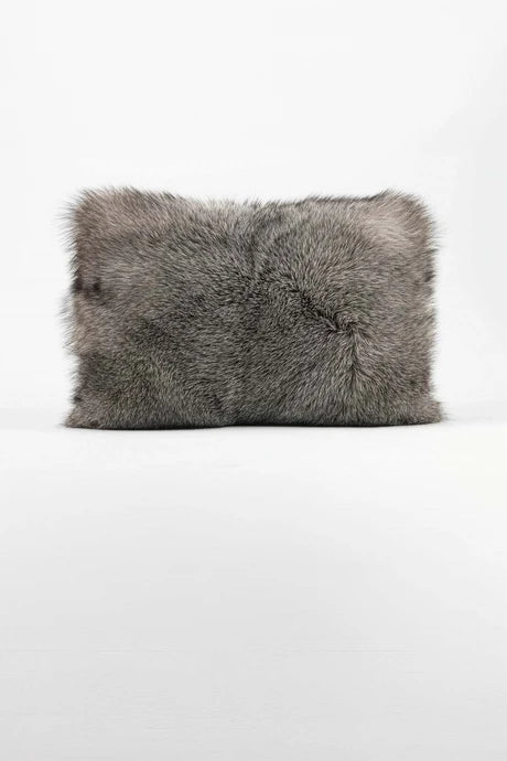 Indigo Fox Fur Pillows