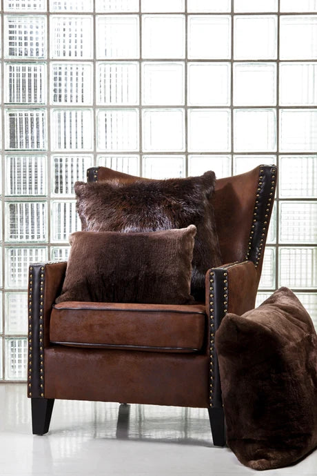 Sheared Beaver Fur Pillows