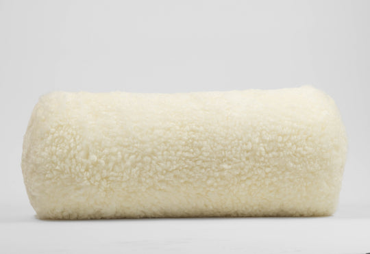 Natural White Mohawi Shearling Fur Pillows