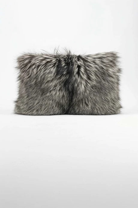 Silver Fox Fur Pillows