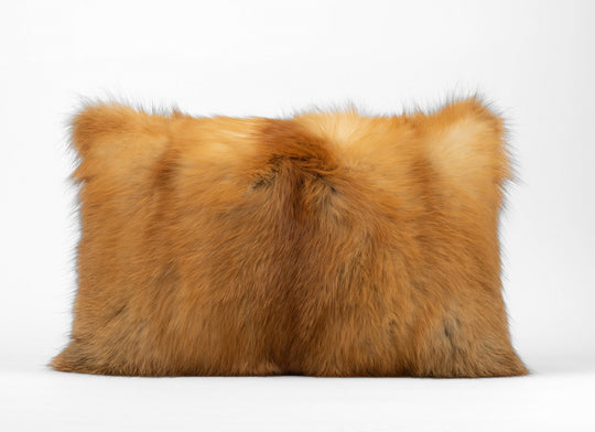Red Fox Fur Pillows